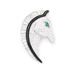 EQUUS Horse Head Brooch