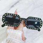 FACET Diamond Polygon Sunglasses