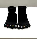 FIVE FINGER Toe Socks-Socks-SAINT CHIC-White-SAINT CHIC