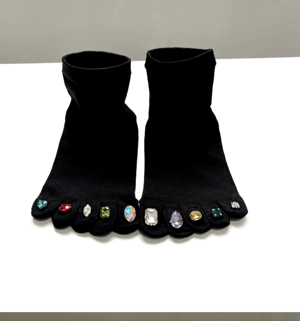 FIVE FINGER Toe Socks-Socks-SAINT CHIC-White-SAINT CHIC