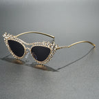 FLEUR Diamond Cat Eye Sunglasses