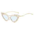 FLEUR Diamond Cat Eye Sunglasses