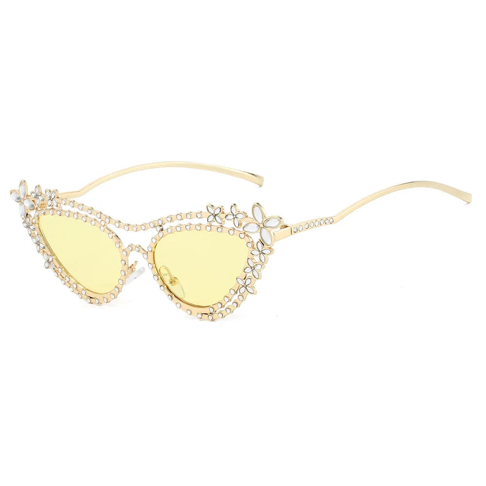 FLEUR Diamond Cat Eye Sunglasses Secondary image