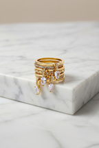 FLIRT Drop Stack Ring Set-ring-SAINT CHIC-5-SAINT CHIC
