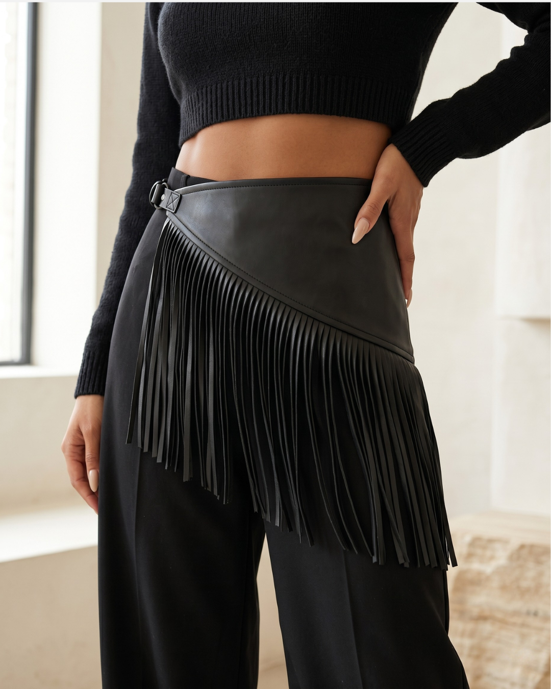FRINGE Tassel Belt-Belt-SAINT CHIC Main image