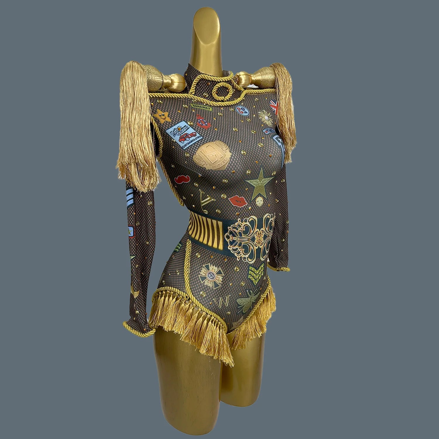 FRINGE Tassel Bodysuit Secondary image