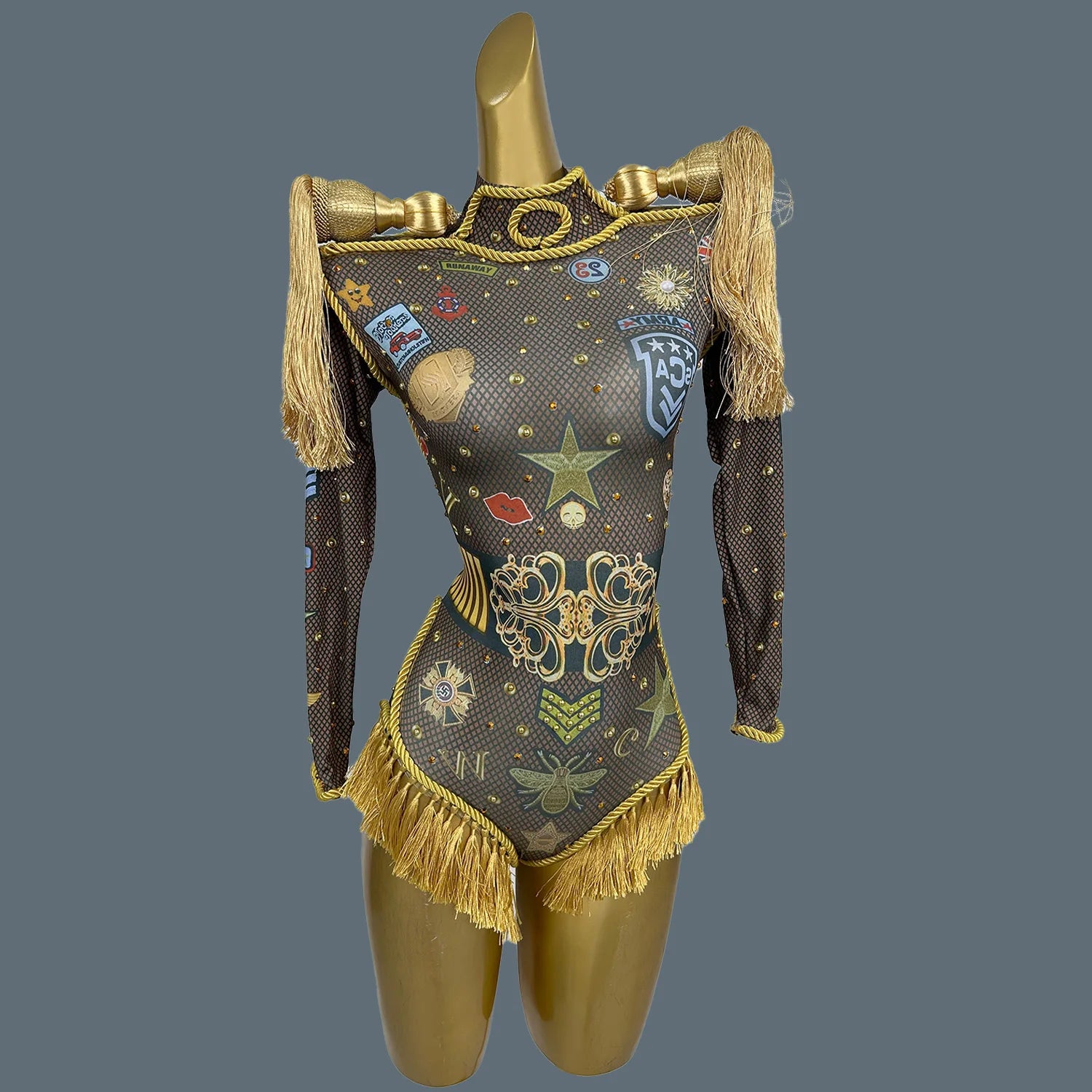 FRINGE Tassel Bodysuit Main image