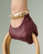GANT Leather Gloves-glove-SAINT CHIC-Burgundy-XS-SAINT CHIC