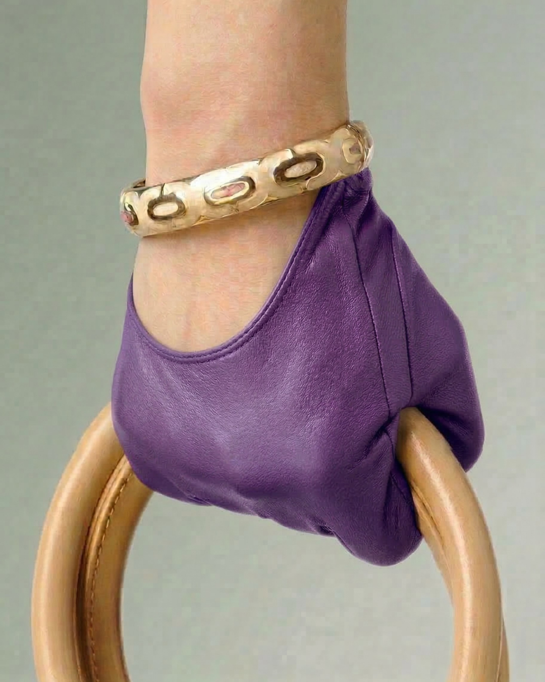 GANT Leather Gloves-glove-SAINT CHIC-Purple-XS-SAINT CHIC