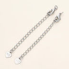 GOLD PLATED EXTENSION CHAINS – 5pc Charm Set with Lobster Clasps-Jewelry-SAINT CHIC-Platinum 925-5 Chains-SAINT CHIC