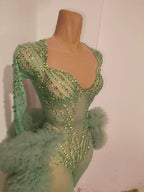 JADE Rhinestone Bodysuit