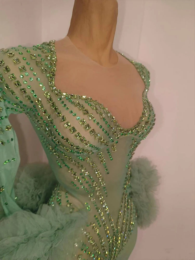 JADE Rhinestone Bodysuit