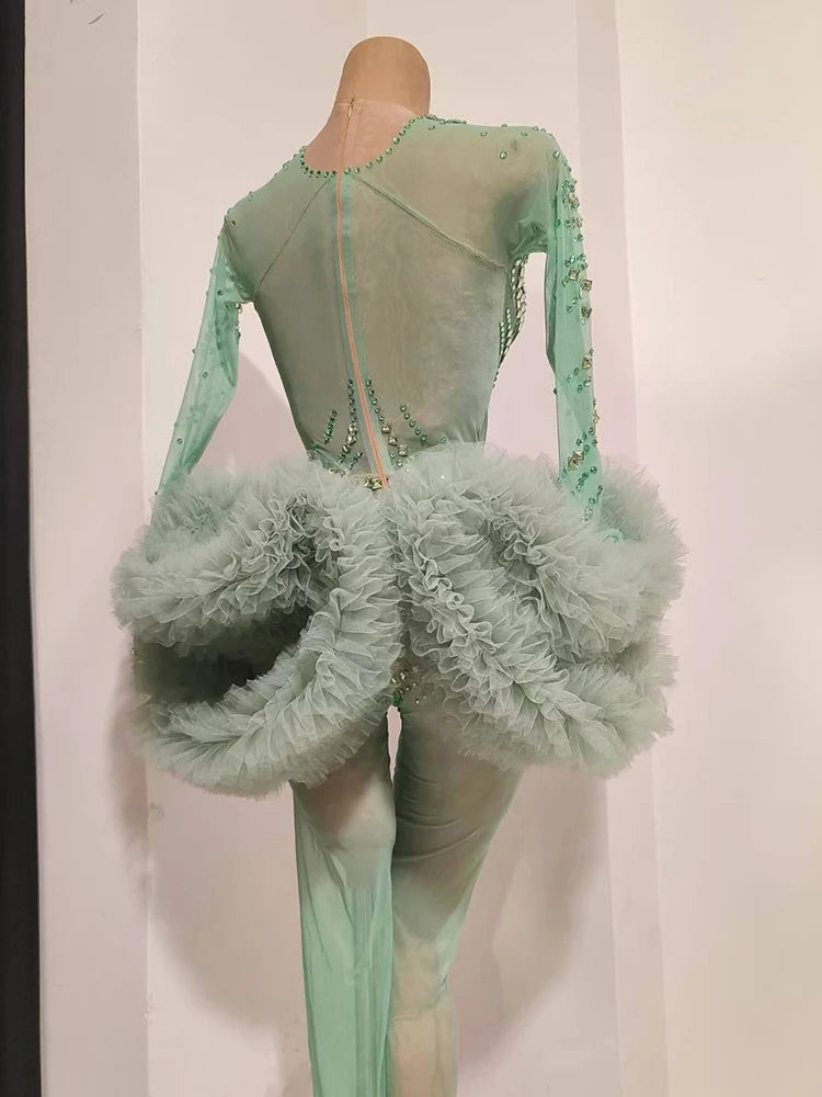 JADE Rhinestone Bodysuit