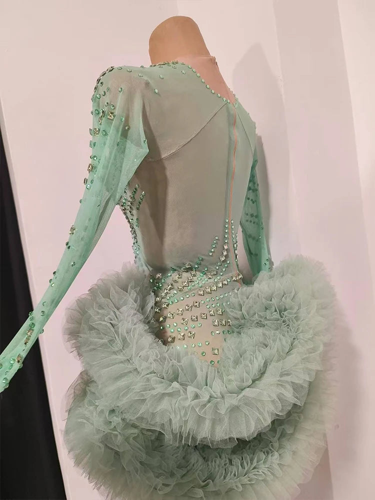 JADE Rhinestone Bodysuit