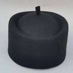 MEDINA Pillbox Hat-Berets-SAINT CHIC-Black-SAINT CHIC