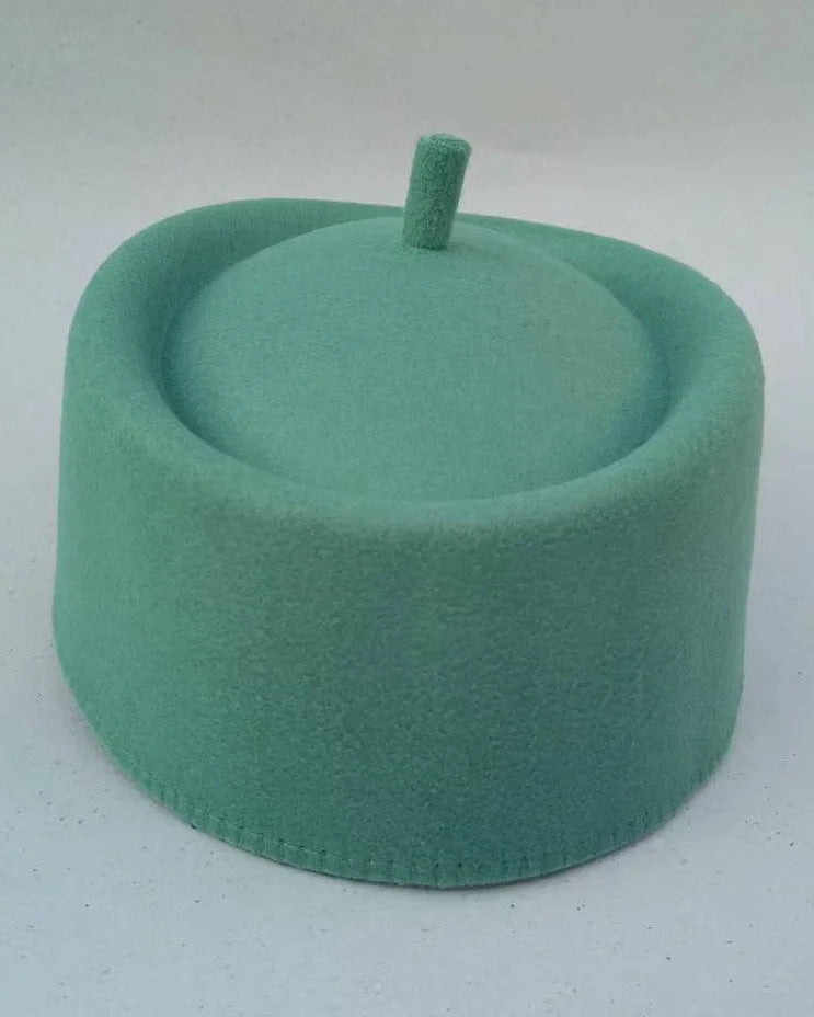 MEDINA Pillbox Hat-Berets-SAINT CHIC-Green-SAINT CHIC Main image