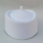 MEDINA Pillbox Hat-Berets-SAINT CHIC-White-SAINT CHIC