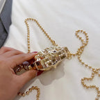 MEDUSA Mini Icon Clutch-bag-SAINT CHIC-Gold-SAINT CHIC