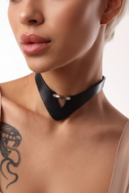 MERCY Collar Necklace-necklace-SAINT CHIC-V-Bar-SAINT CHIC