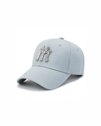 MY CITY Crystal Logo Structured Cap-Hat-SAINT CHIC-Light Blue-SAINT CHIC