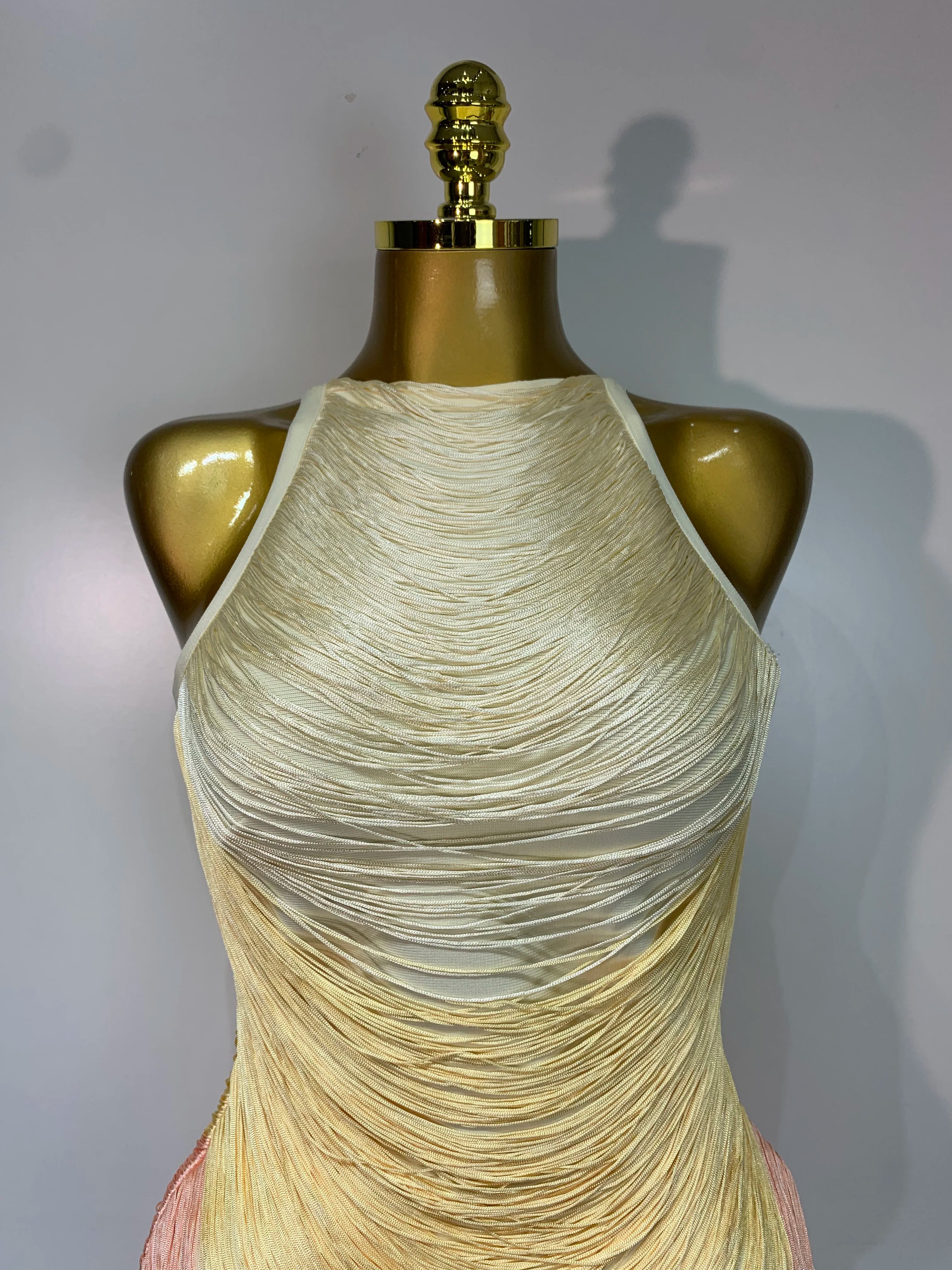 OMBRE Tassel Bandage Dress