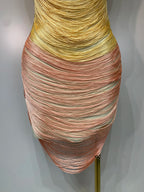OMBRE Tassel Bandage Dress