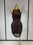 OMBRE Tassel Bandage Dress