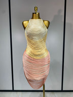 OMBRE Tassel Bandage Dress