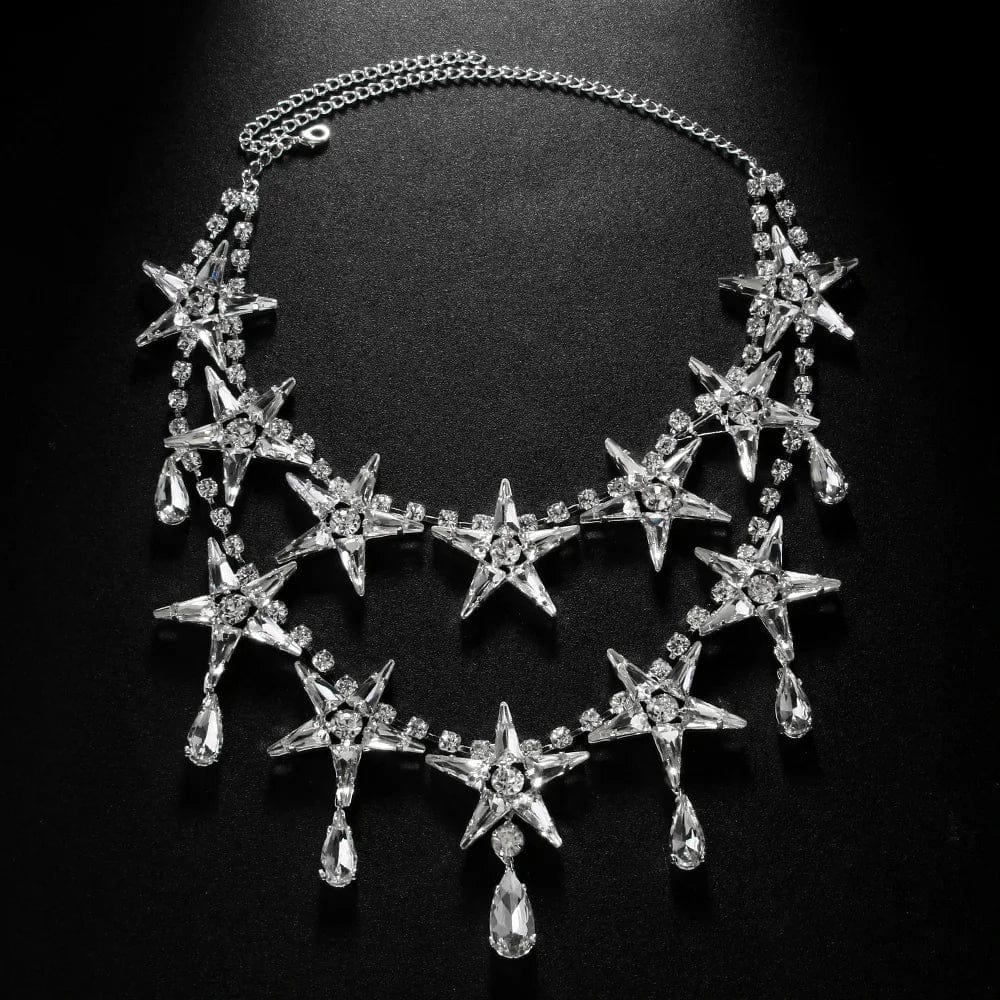 OPULENT Choker Necklace-Necklace-SAINT CHIC-Silver-SAINT CHIC Main image
