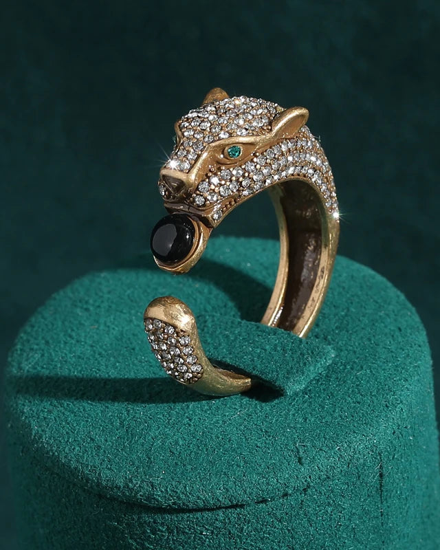 PANTHERA Leopard Cocktail Ring Main image