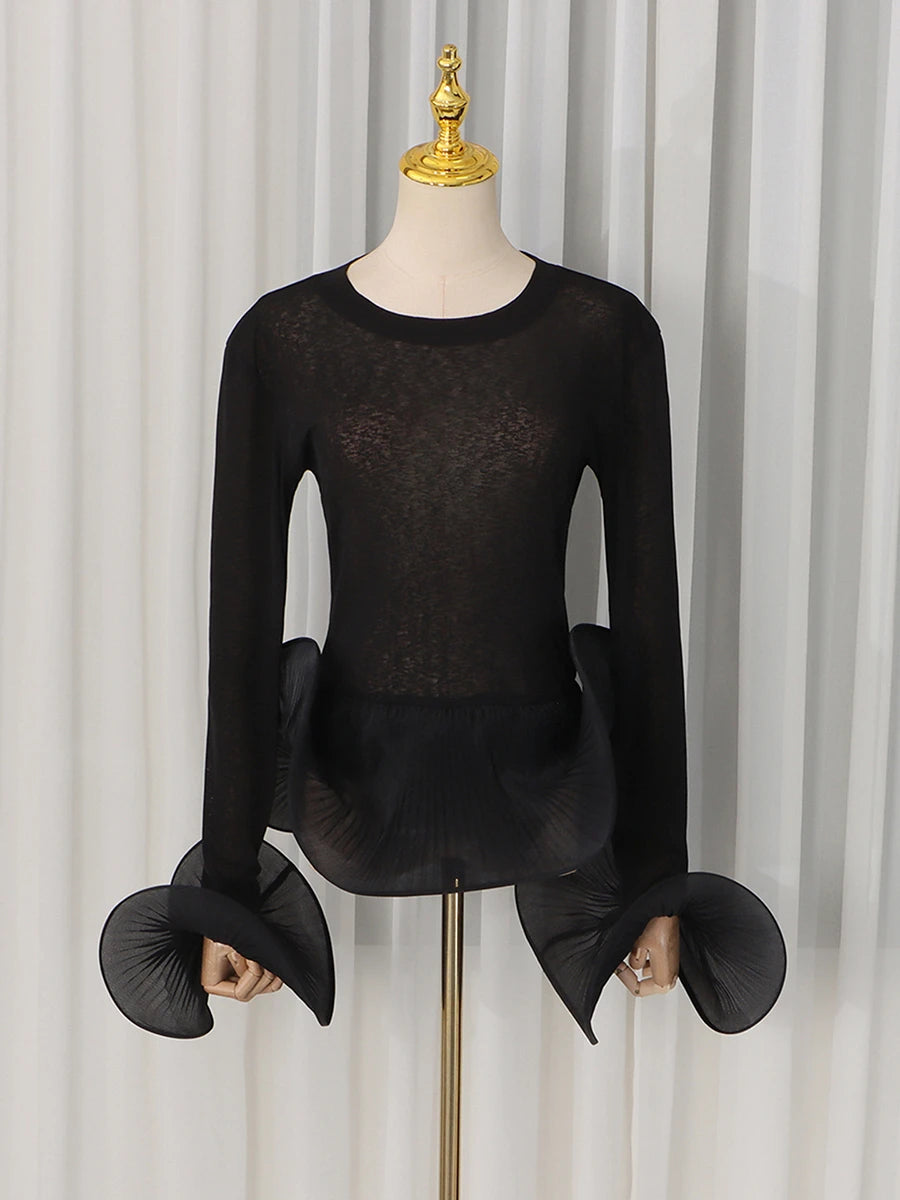 PLEAT Pullover-Pullover-SAINT CHIC-S-SAINT CHIC Main image