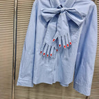POÈME Tie-Neck Shirt