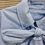 POÈME Tie-Neck Shirt