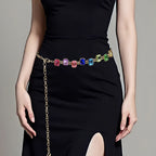 PRISM JEWEL Waist Chain-belt-SAINT CHIC-Gold-SAINT CHIC