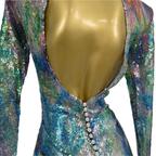 PRISMATIC Maxi Gown-dress-SAINT CHIC-S-SAINT CHIC