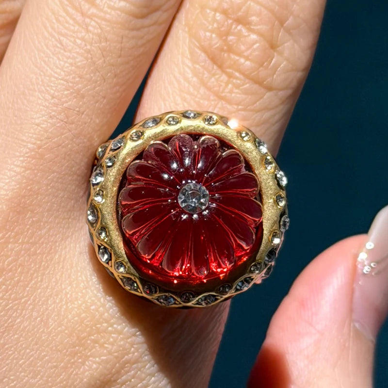 PUMPKIN Cocktail Ring-Ring-SAINT CHIC-SAINT CHIC Main image