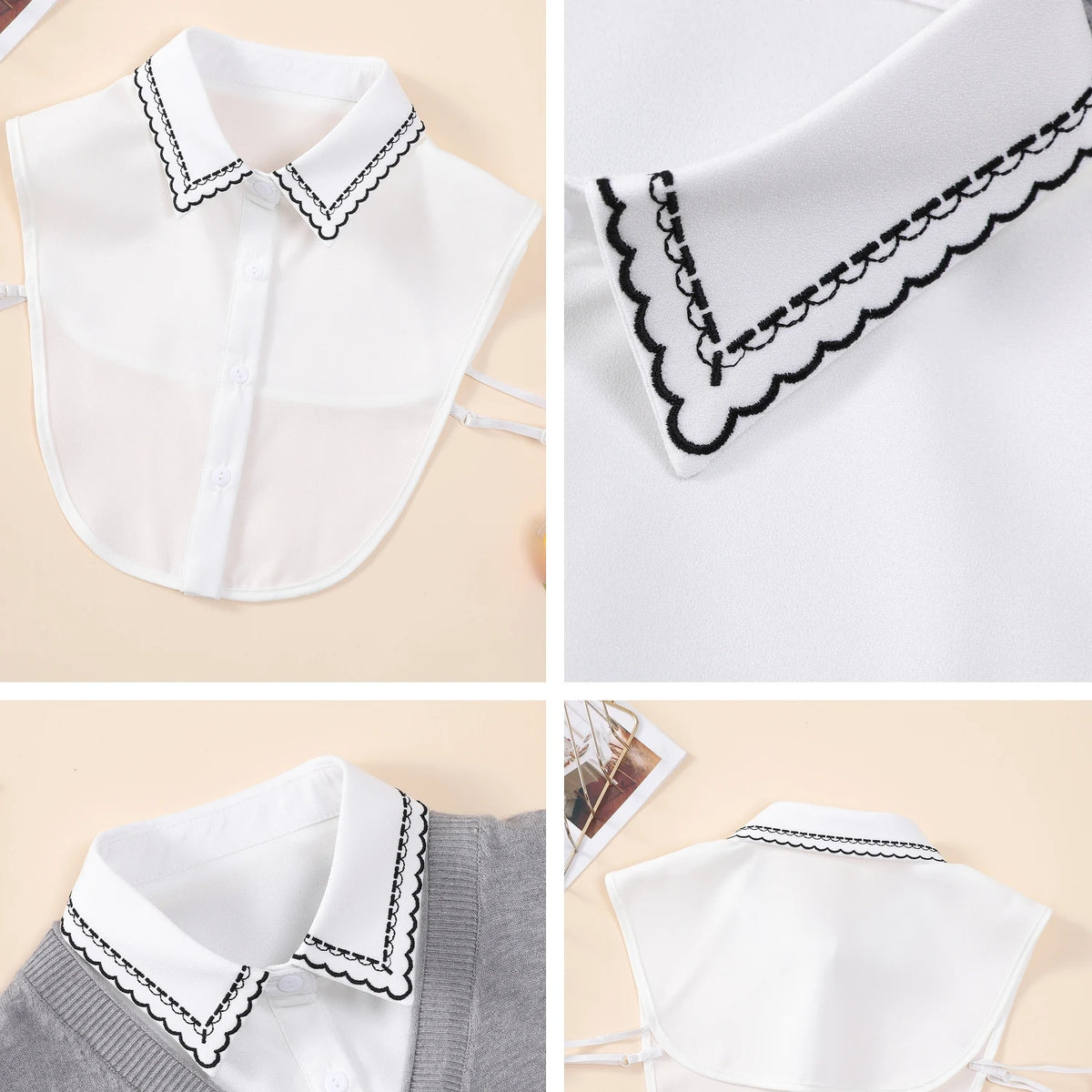QUAINTE Dickie Collar-Collar-SAINT CHIC-Lace Scallop-SAINT CHIC