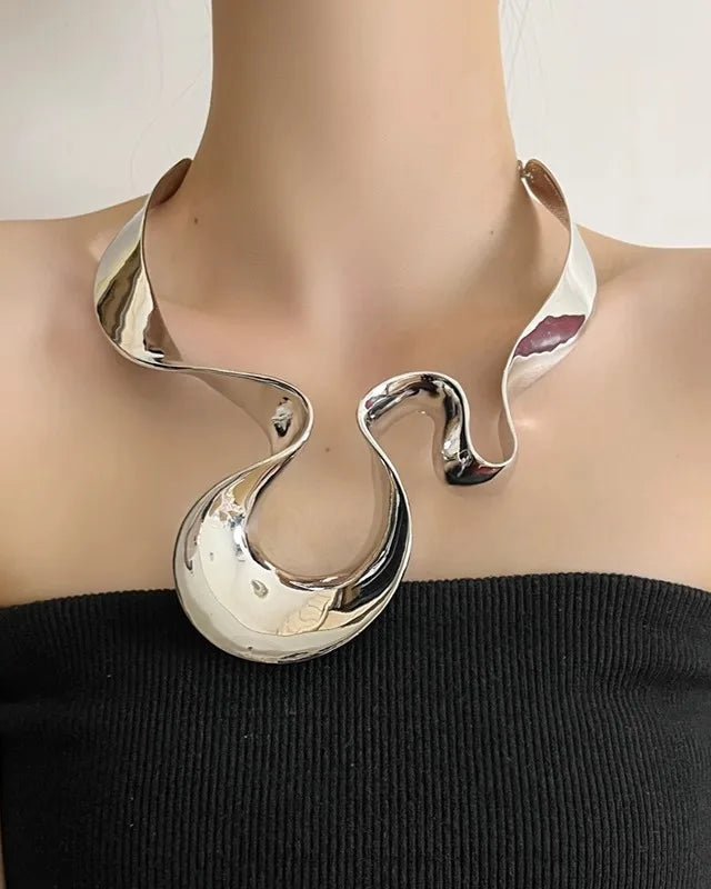 REBEL Choker Necklace Secondary image