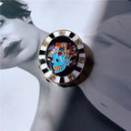 REGALIA Gemstone Brooch-Brooch-SAINT CHIC-Skull Medallion-SAINT CHIC