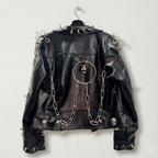 RELIC CROSS Chain Moto Jacket-jacket-SAINT CHIC-S-SAINT CHIC