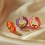 ROUGE Enamel Hoop Clips