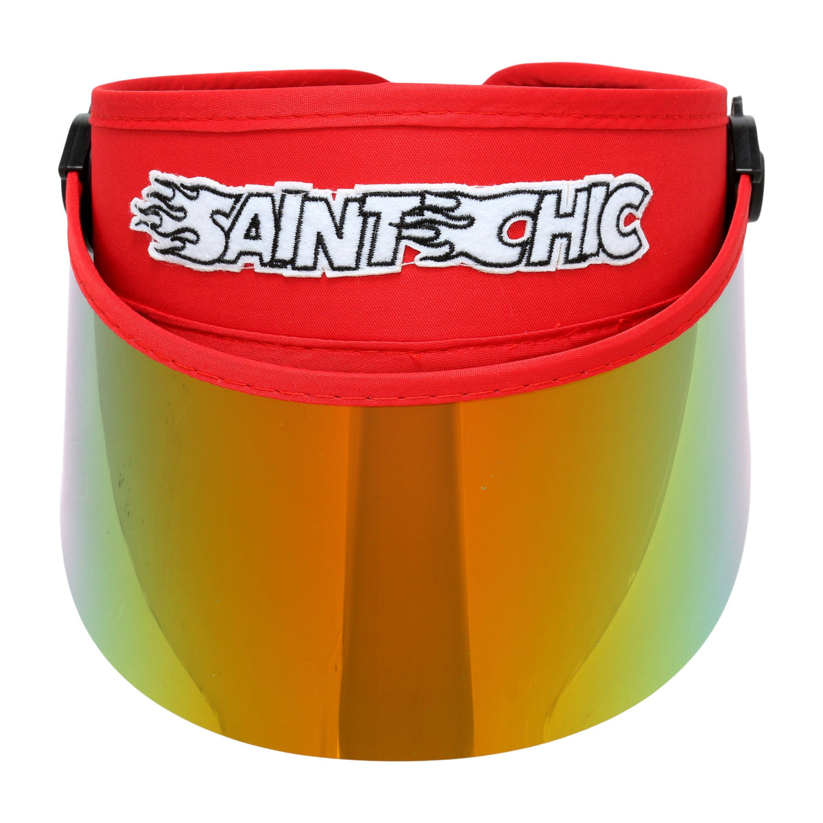 Red Flame Paparazzi Visor®-Hats-SAINT CHIC-SAINT CHIC
