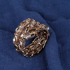 SERPENT Coil Crystal Arm Cuff-Bracelet-SAINT CHIC-Gold-SAINT CHIC