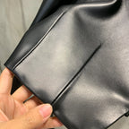SHOULDER Sheepskin Blazer-Blazer-SAINT CHIC