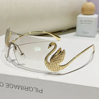 SOLEIL Rimless Y2K Sunglasses