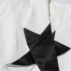 SPLICE Colorblock Blazer-Blazer-SAINT CHIC-White-S-SAINT CHIC