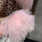 STEPPE Fur Leather Jacket-Jacket-SAINT CHIC