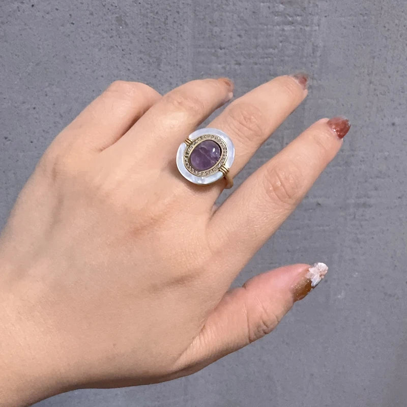 TIGRIS Stone Cocktail Ring Secondary image