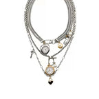 TRINE Layered Heart Necklace Set