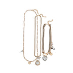 TRINE Layered Heart Necklace Set